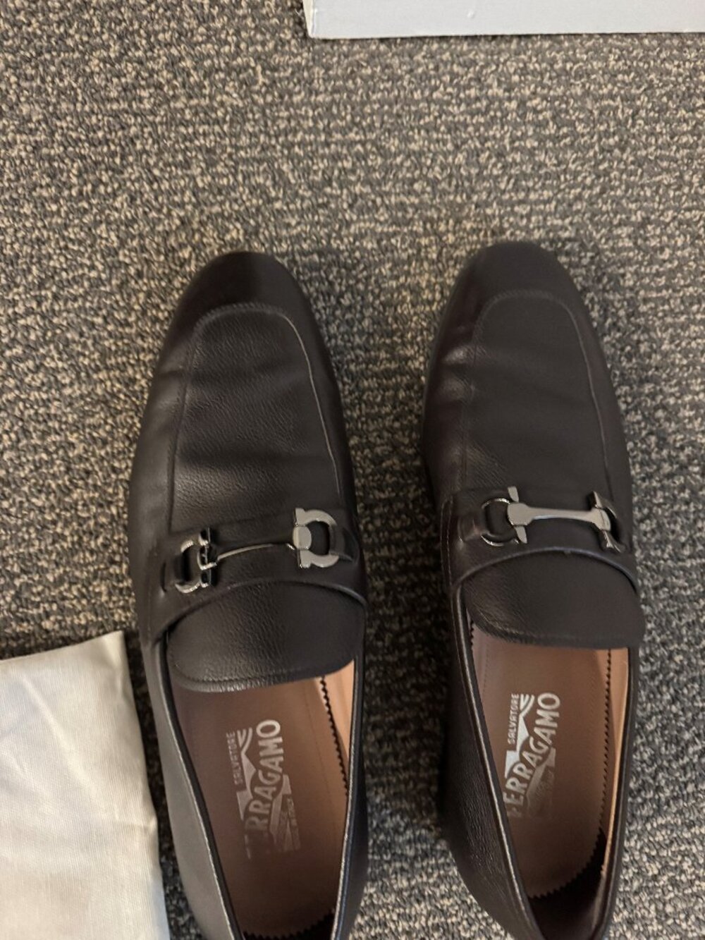 Salvatore Ferragamo Men’s Leather Loafers – Excellent Condition